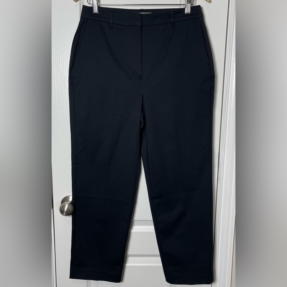 BODEN Kew Bi-Stretch Trousers Black Cotton Size 8 - Picture 3 of 10